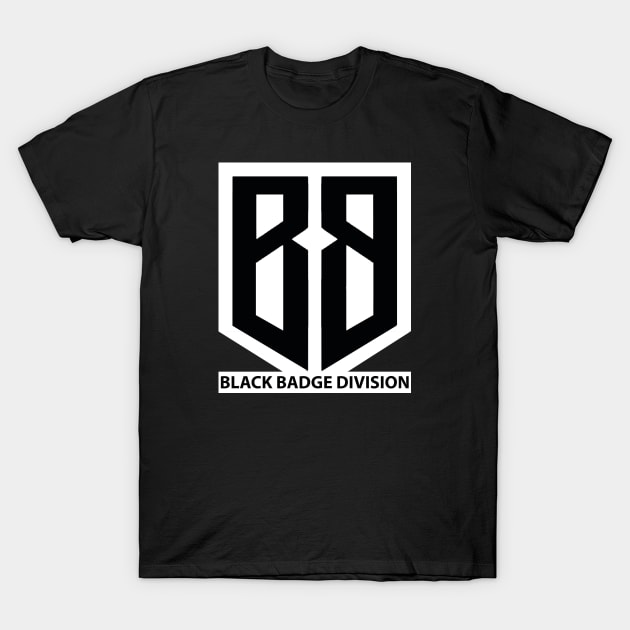 Black Badge Division T-Shirt by pasnthroo